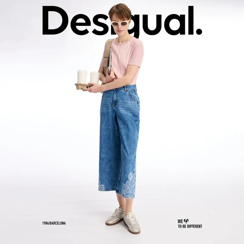 Desigual Denim Shorts Women's Denim Blue-5