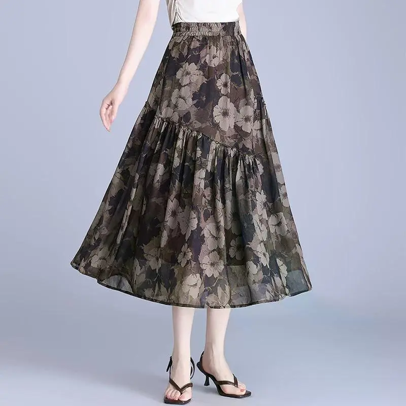 YIRANCHUN Casual Long Skirt Women's-1