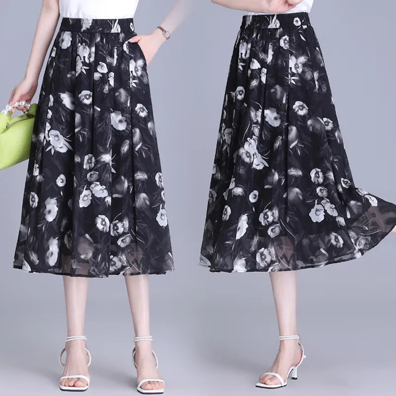 YIRANCHUN Casual Long Skirt Women's-2