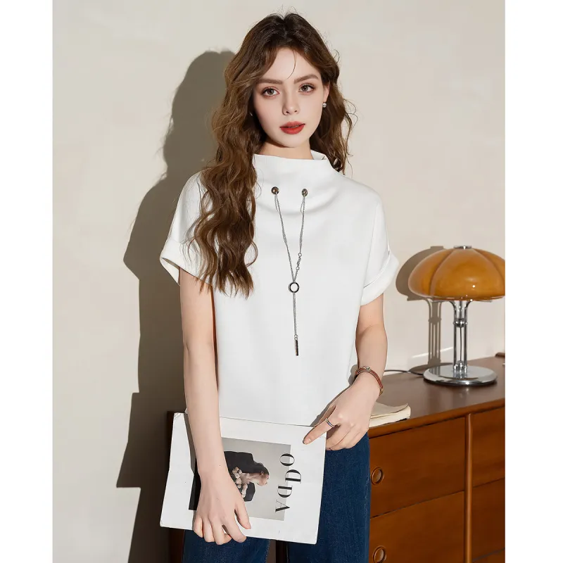 FAWENXIANGZI Regular T Shirt Women's-5