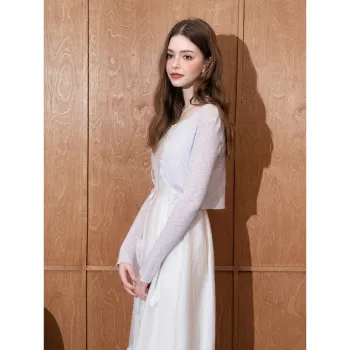 BANANA BABY Two Piece Skirt Sets Women's Light Purple+White