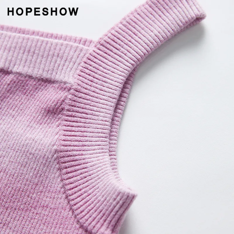 Hopeshow Tank Tops Women's Multicolor Stripes 710-2
