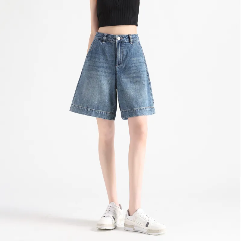 FAWENXIANGZI Denim Shorts Women's-6