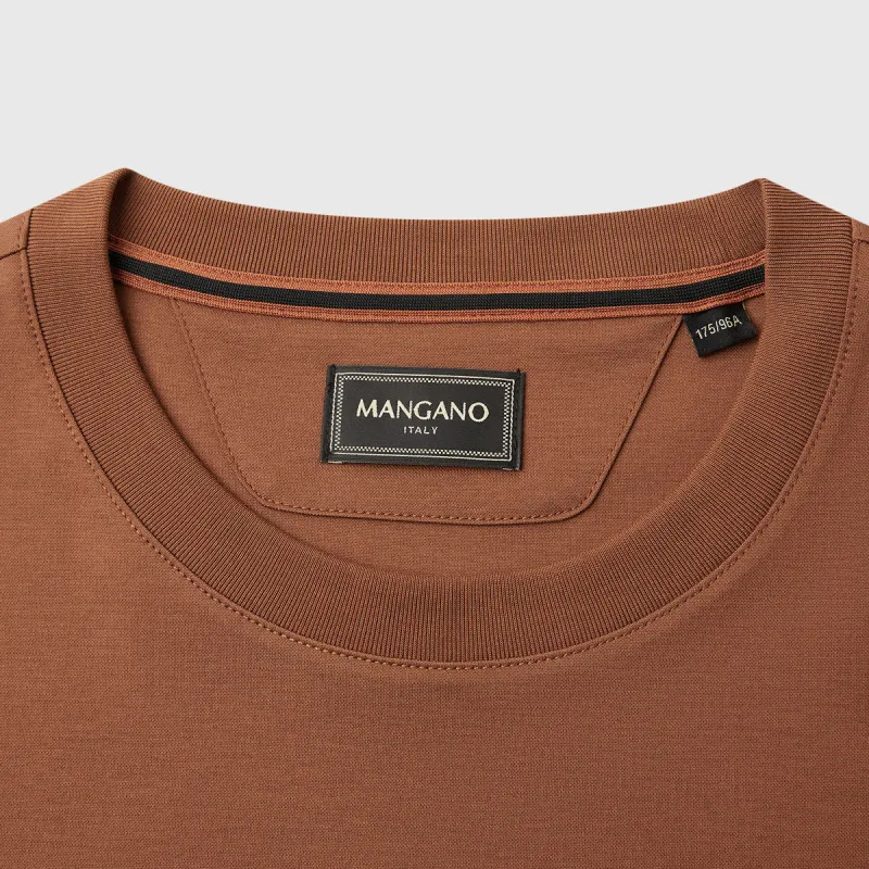 MANGANO T Shirts Men Coffee-3