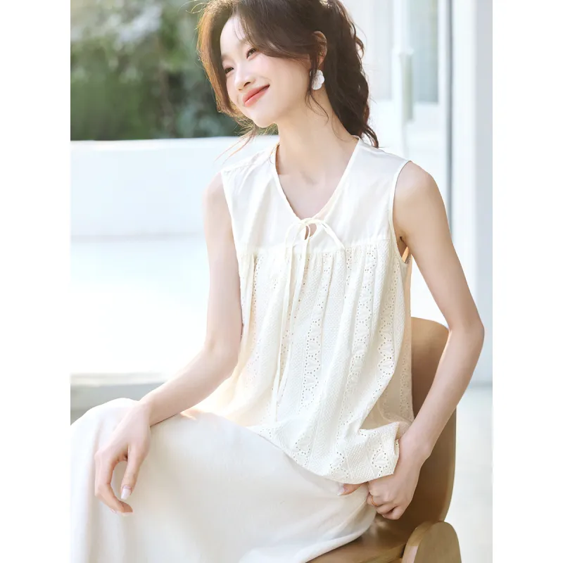 Mo Han Yi Mei Shirts Women's White-1