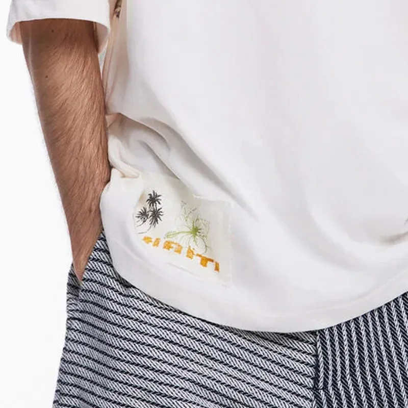 Desigual T Shirts Men Ecru-2