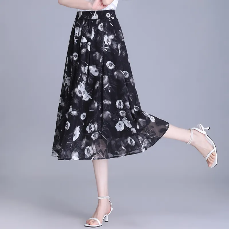 YIRANCHUN Casual Long Skirt Women's-3