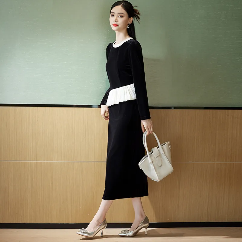 Hang Yi Court Long Sleeved Dress Women's-2