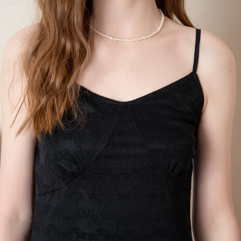 BANANA BABY Slip Dresses Women's Black-4