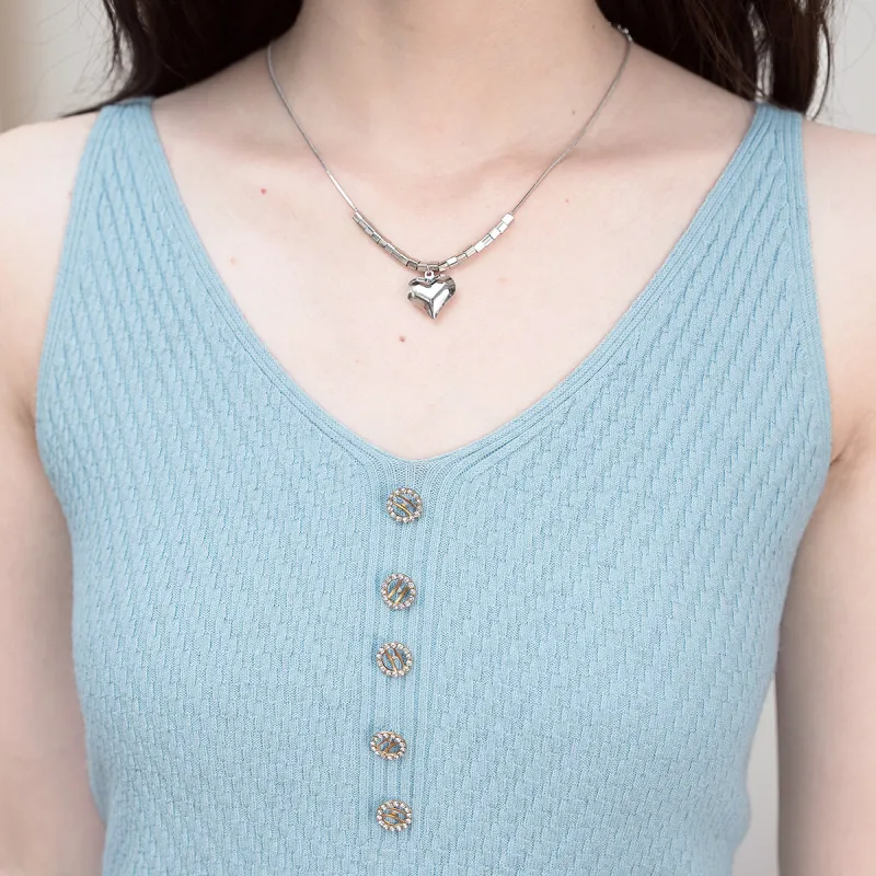 FAWENXIANGZI Tank Tops Women's Light Blue-3