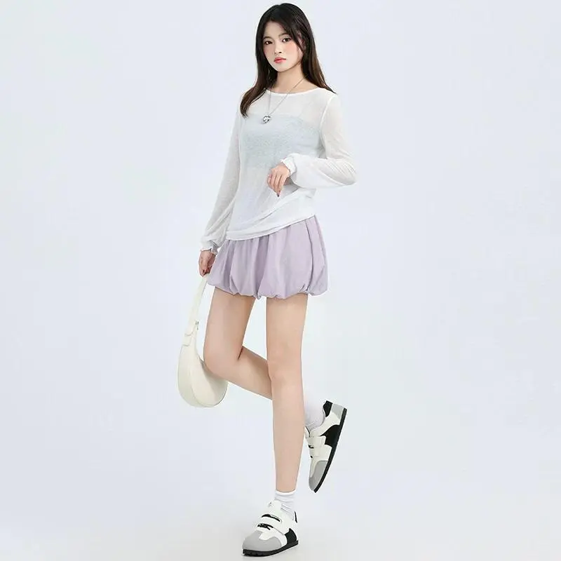 YINLEI Casual Short Skirts Women's-1