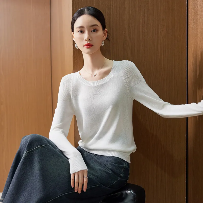 Hang Yi Court Knitwear Women's White-3