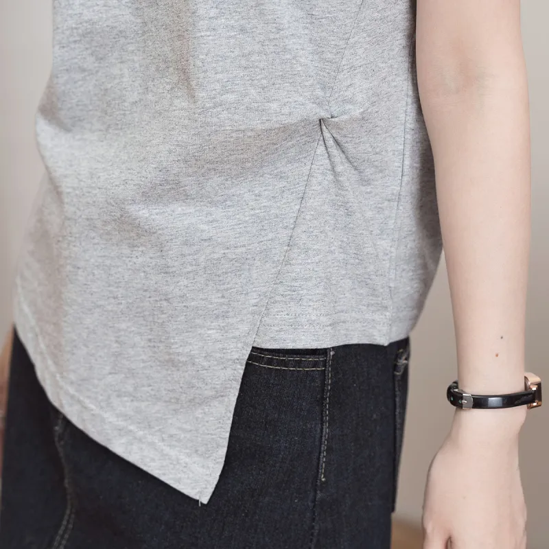 FAWENXIANGZI Regular T Shirt Women's-2