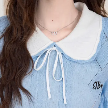 FAWENXIANGZI Knitwear Women's Light Blue