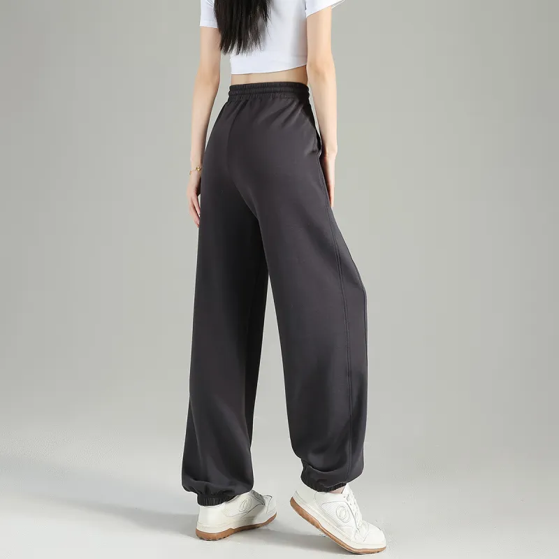 Tonlion Casual Pants Women's Dark Gray-9