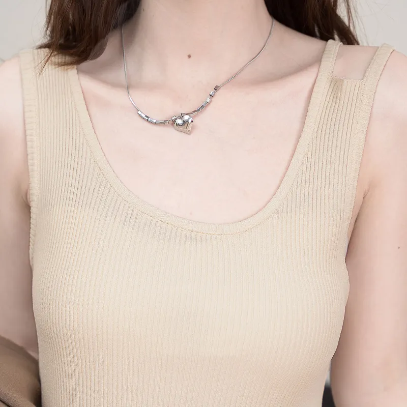 FAWENXIANGZI Tank Tops Women's Beige Yellow-4