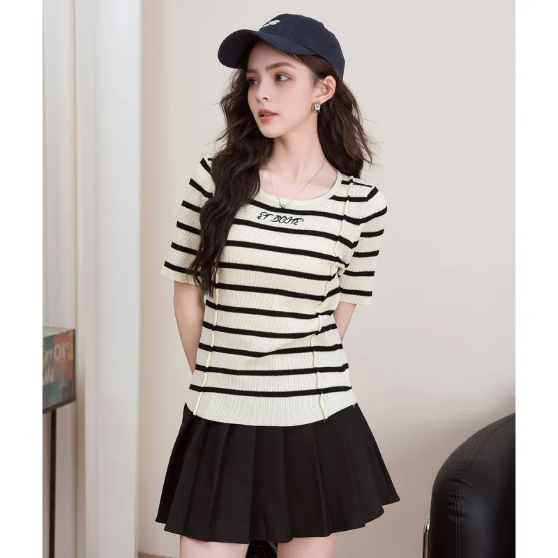 FAWENXIANGZI Regular T Shirt Women's-1