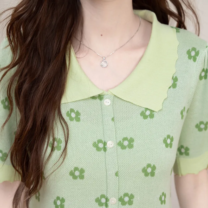 FAWENXIANGZI Knitwear Women's Custard-1
