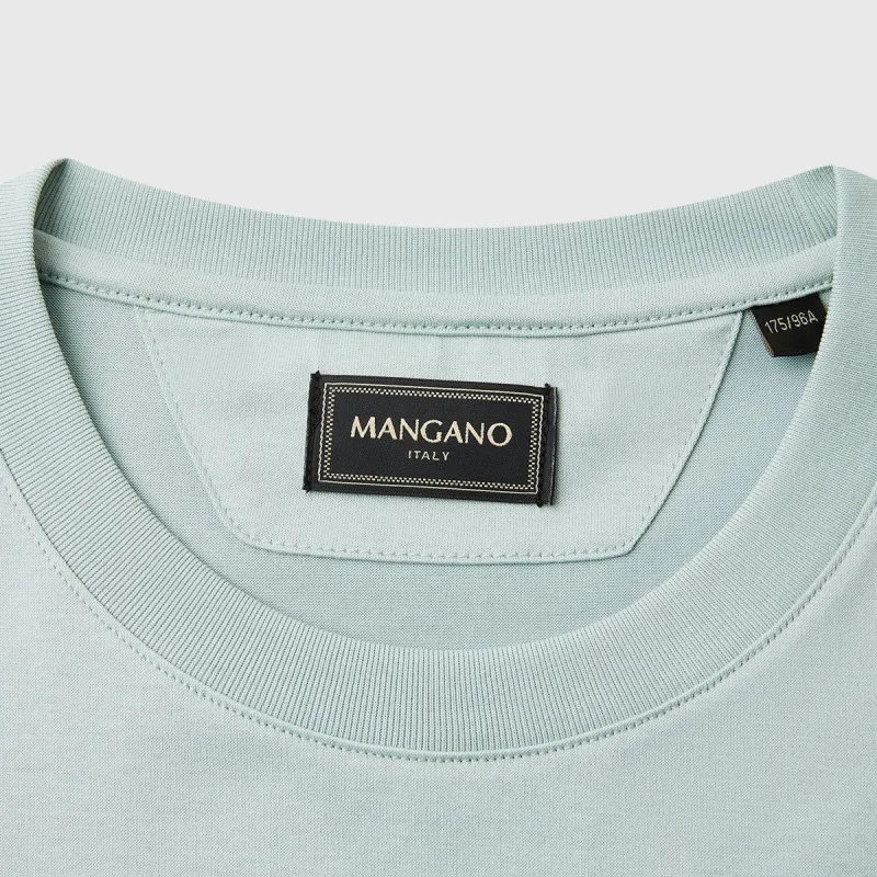 MANGANO T Shirts Men Mint Green-3