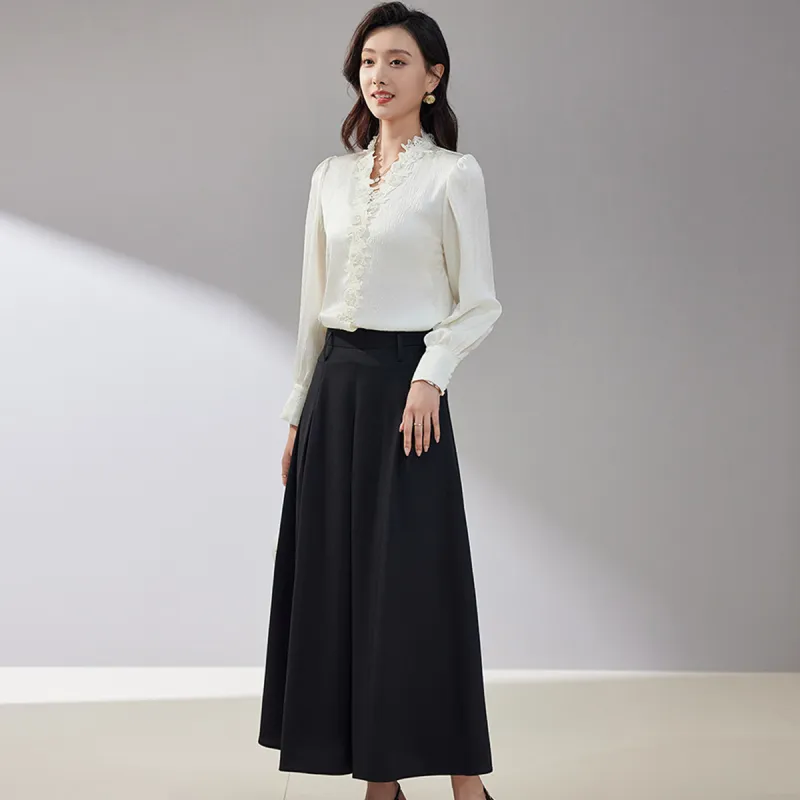 Hang Yi Court Shirts Women's Ecru-2