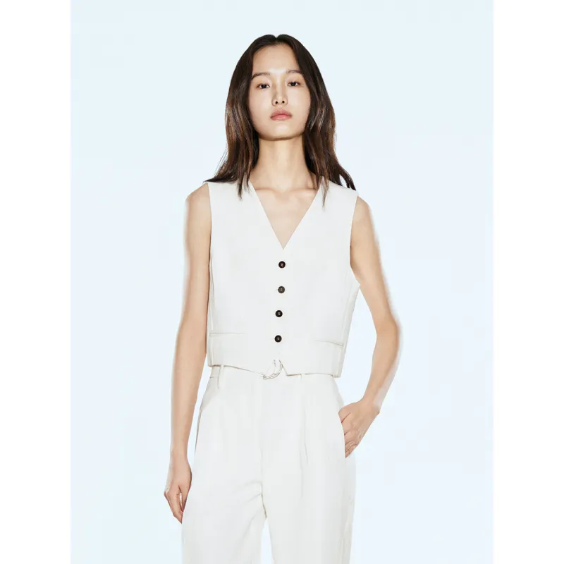 COVERINS Vests Women's White-4