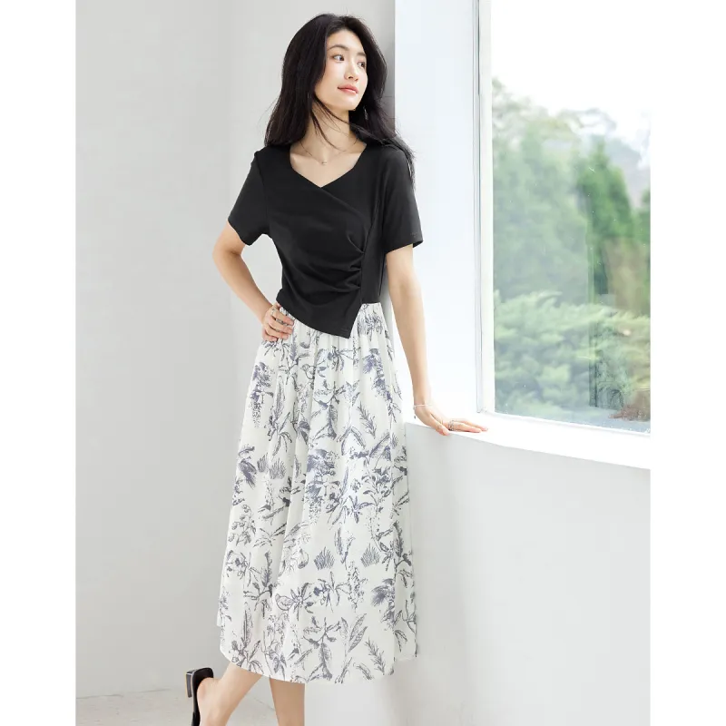 Like The Age Of Water Short Sleeved Dress Women's-0