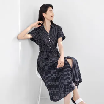 IHIMI Short Sleeved Dress Women's