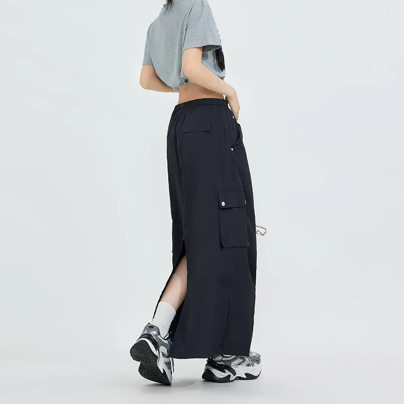 YINLEI Casual Long Skirt Women's-4