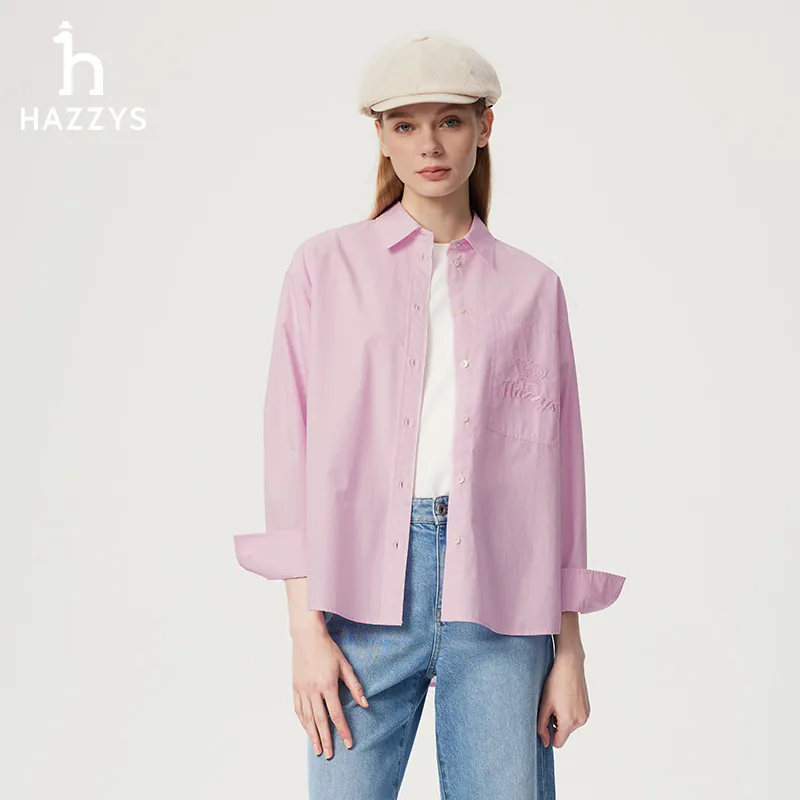 HAZZYS Shirts Women's Light Pink-2
