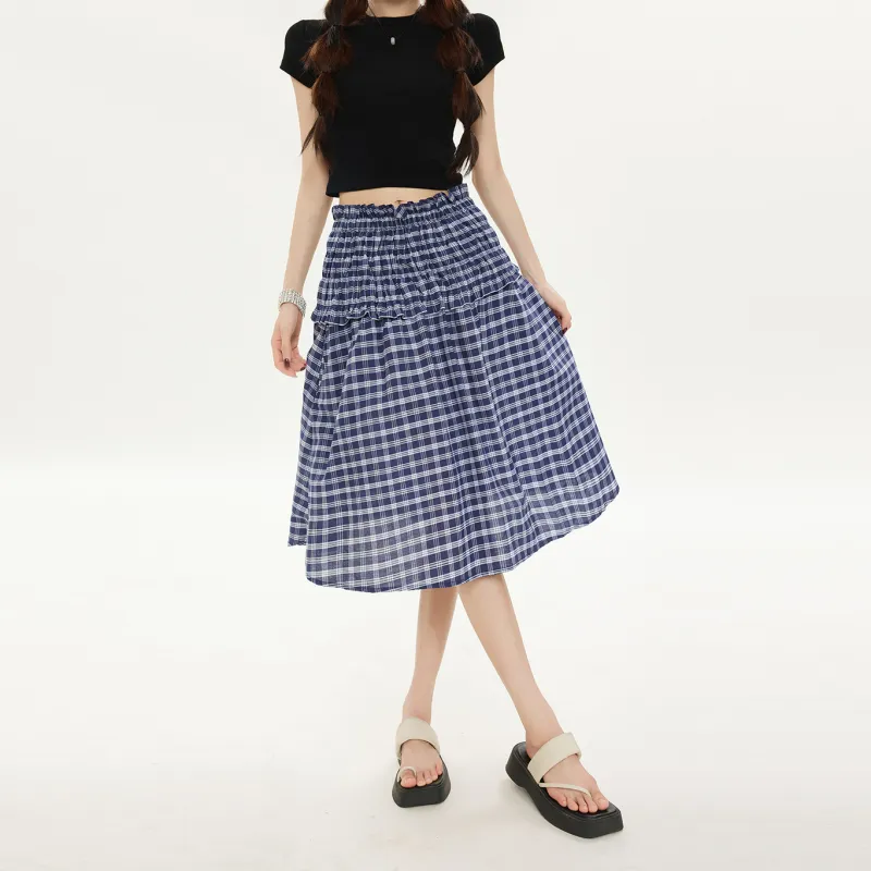 YINLEI Casual Long Skirt Women's-3