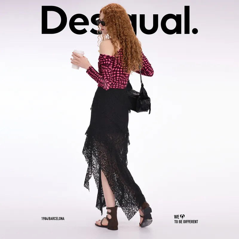 Desigual Casual Long Skirt Women's-5