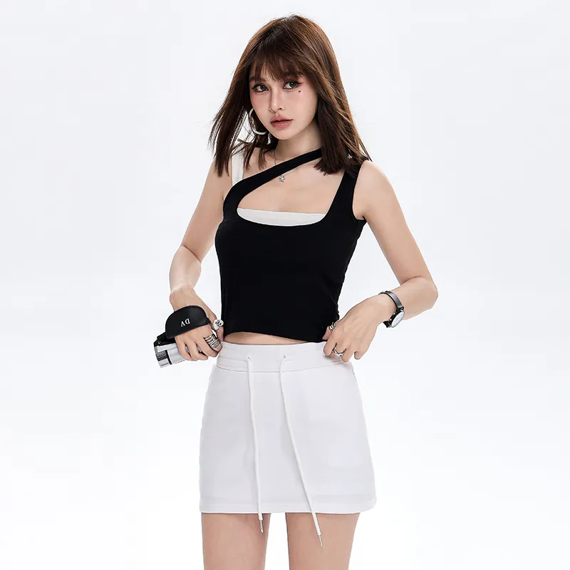YINLEI Cargo Short Skirts Women's-1