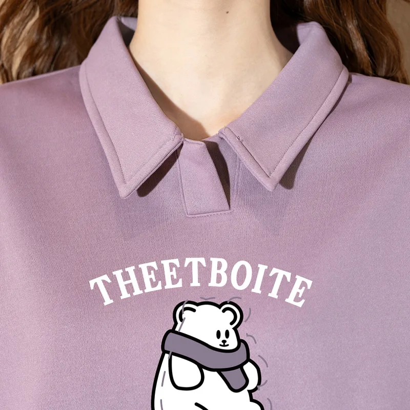 FAWENXIANGZI Sweatshirt Women's-0
