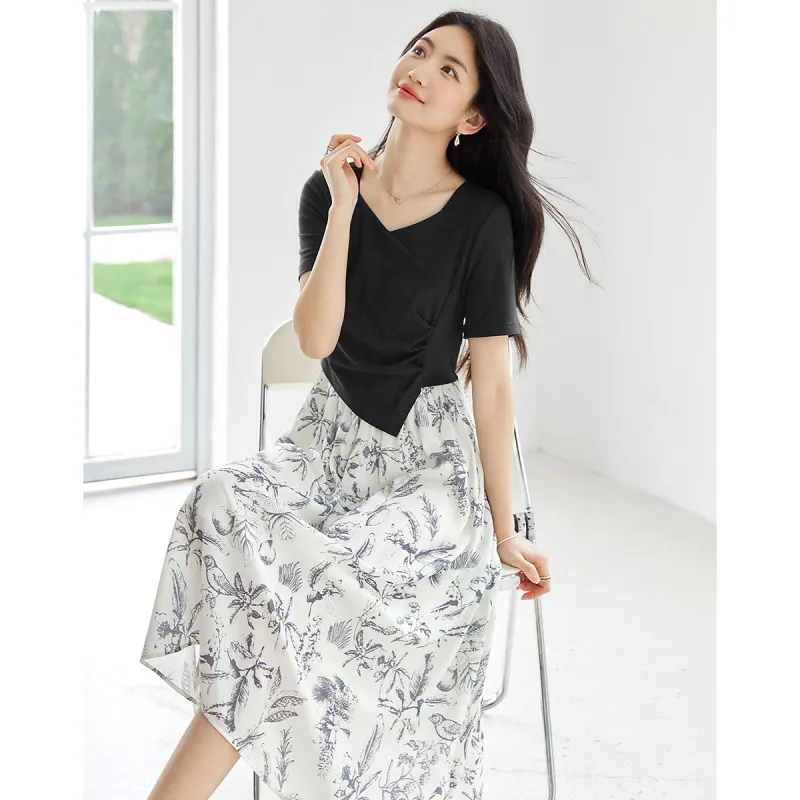 Like The Age Of Water Short Sleeved Dress Women's-1