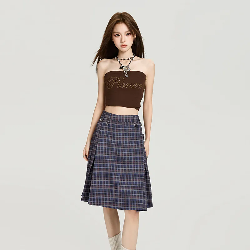 YINLEI Casual Long Skirt Women's-1