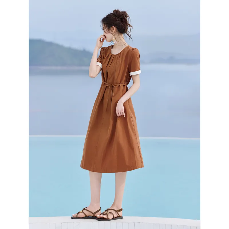 Mo Han Yi Mei Short Sleeved Dress Women's-3
