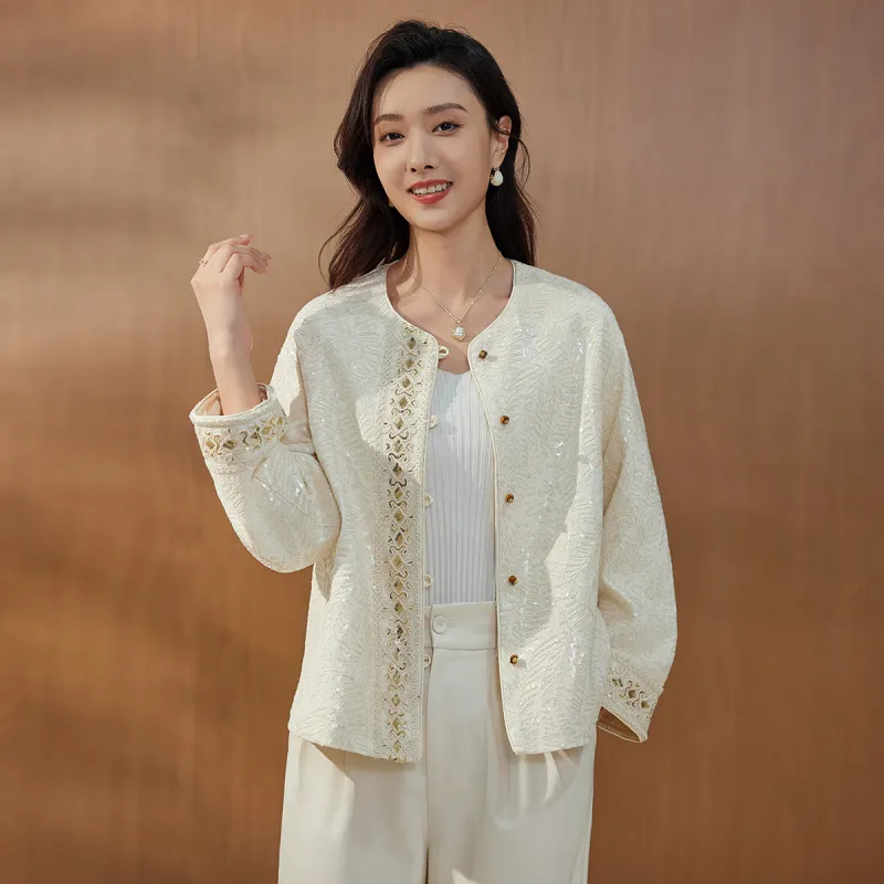 Hang Yi Court Cropped Coat Women's-1