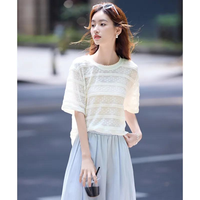Still quiet Shirts Women's Apricot-2