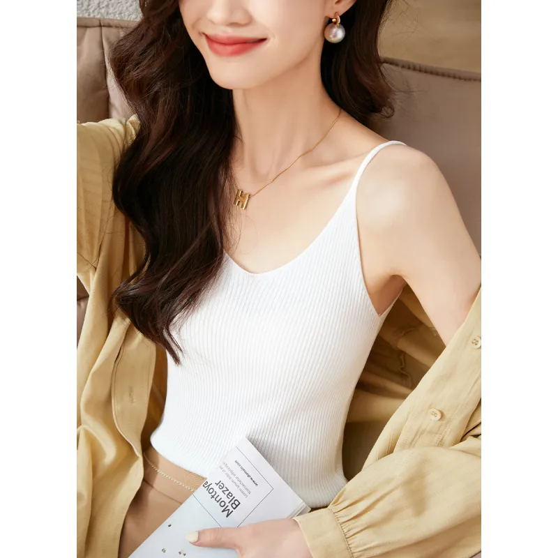 Mo Han Yi Mei Camisoles Women's White-4