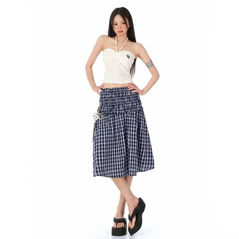 YINLEI Casual Long Skirt Women's-2