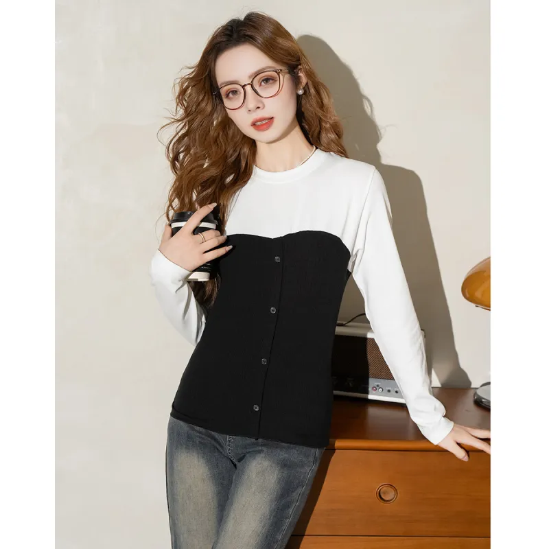 FAWENXIANGZI Regular T Shirt Women's-2