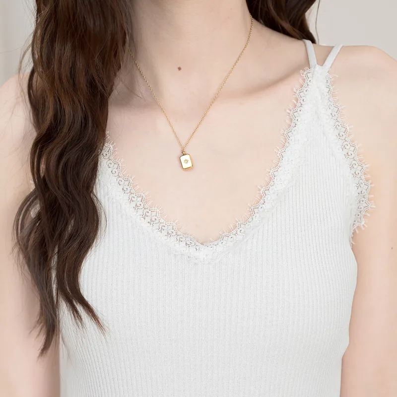 FAWENXIANGZI Tank Tops Women's White-3