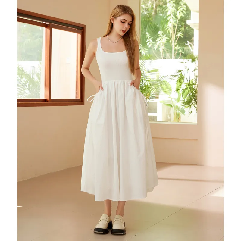 FAWENXIANGZI Slip Dress Women's-2