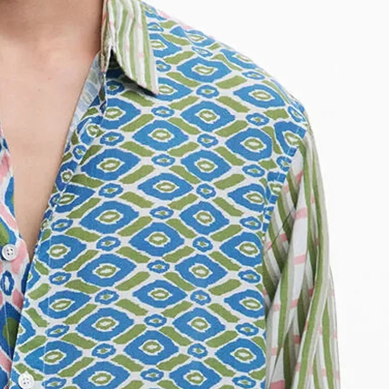 Desigual Shirts Men Copper Green-1