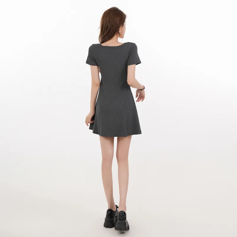 Ya Sheep People Short Sleeved Dress Women's-5