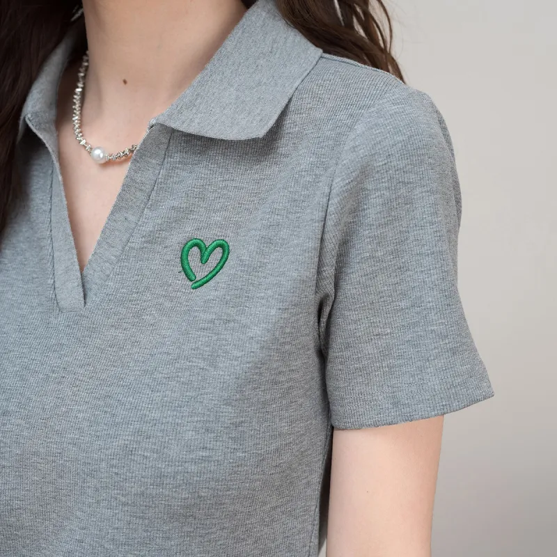 FAWENXIANGZI Polo Shirt Women's-1