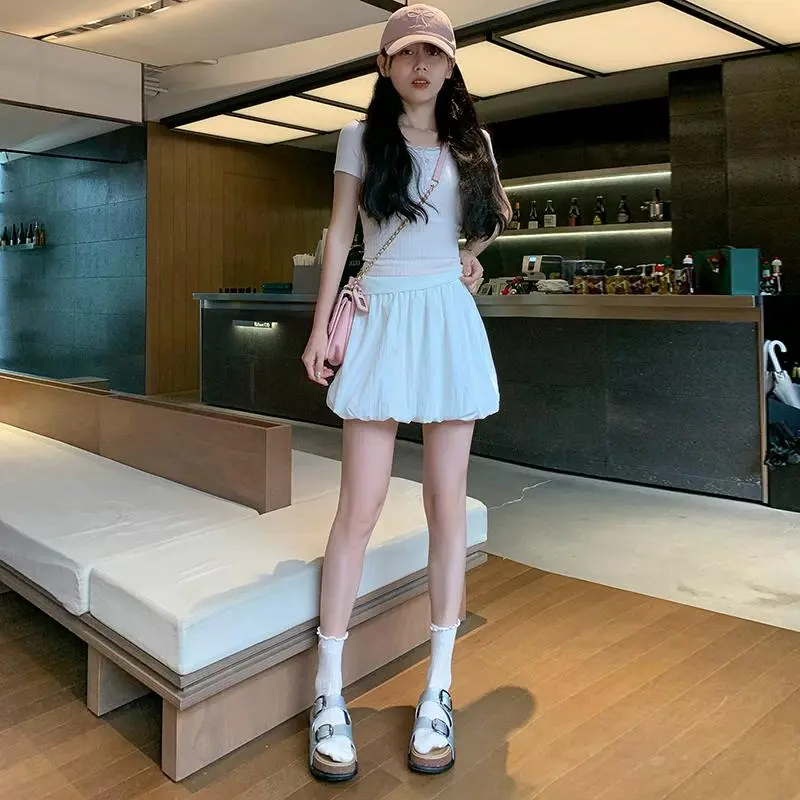 YINLEI Casual Short Skirts Women's-2