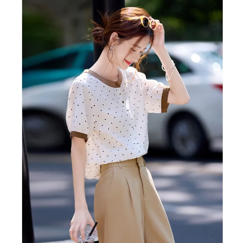 Still quiet Shirts Women's Light Coffee-1