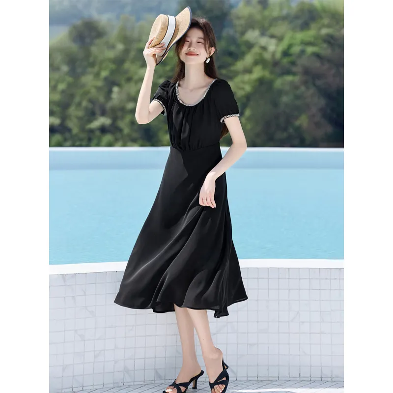 Mo Han Yi Mei Short Sleeved Dress Women's-1