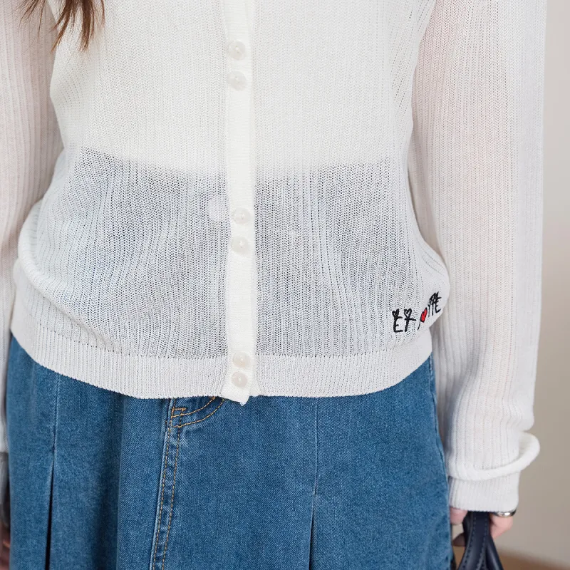 FAWENXIANGZI Knitwear Women's White-6